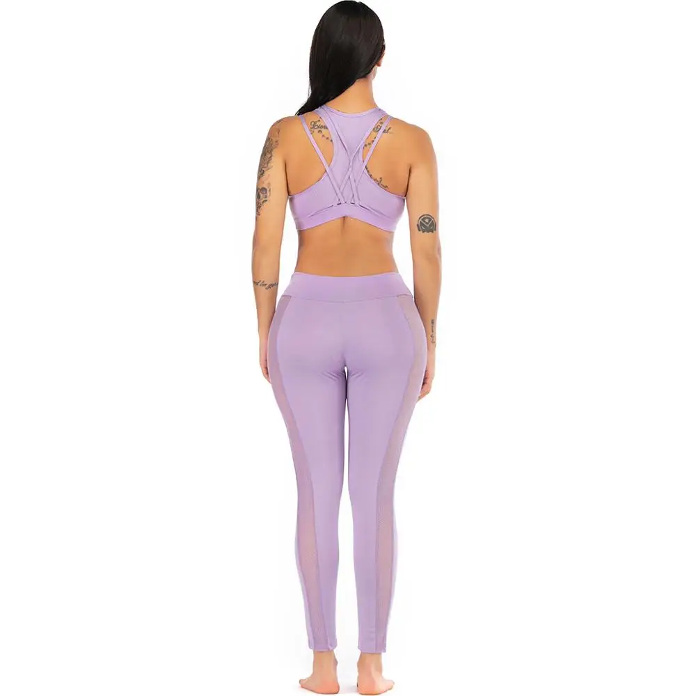 2019 осенний спортивный комплект дышащая Спортивная одежда для женщин потеть в