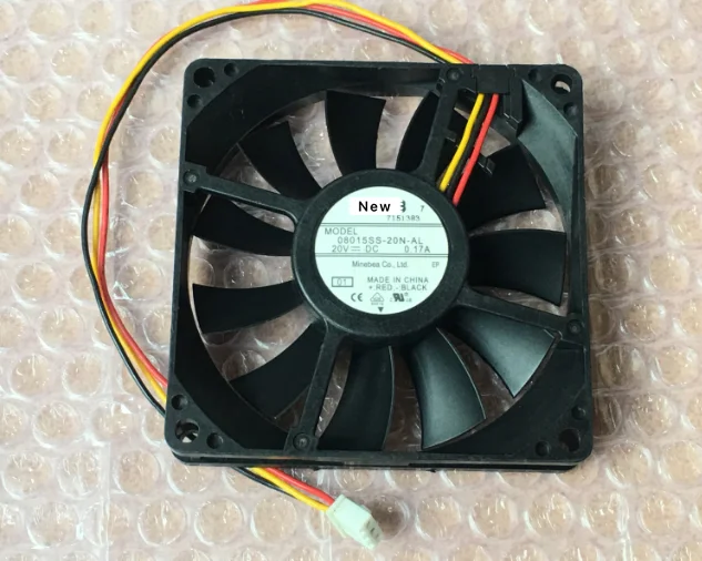 

for NMB-MAT 08015SS-20N-AL 01 DC 20V 0.17A 80x80x15mm Server Cooling Fan