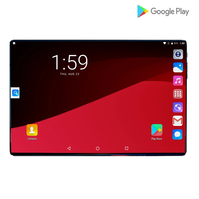 2019 высококачественный 10-дюймовый планшетный ПК 3G 4G LTE Octa Core 6 Гб RAM 64 ROM Dual SIM 8.0MP Android