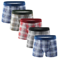 4pcs boxer underwear cotton mens underwear cotton boxers underpants breathable boxer shorts men cueca male panties boxershorts