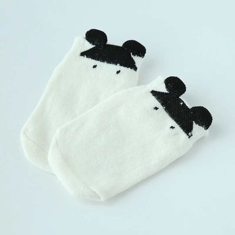 Весенне летние детские носки хлопковые для малышей вечерние нескользящие