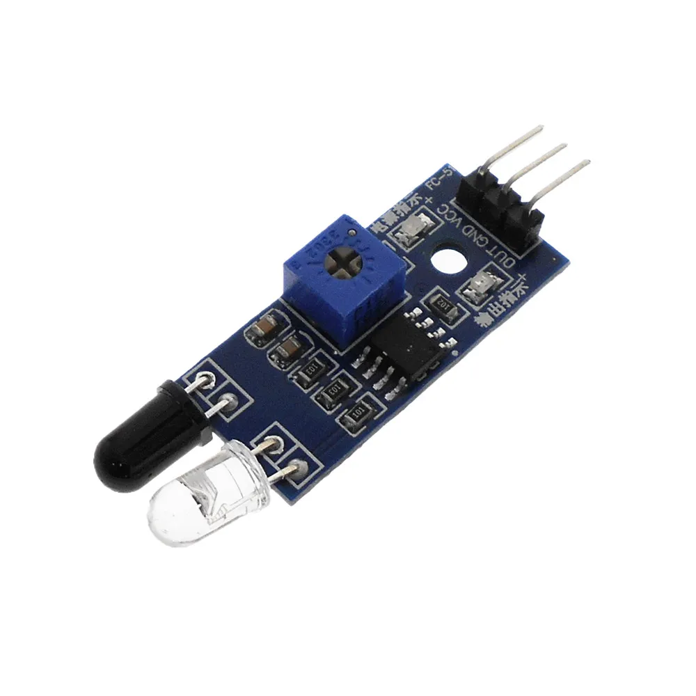 Инфракрасный датчик обхода препятствий/черный и белый препятствий|Запасные