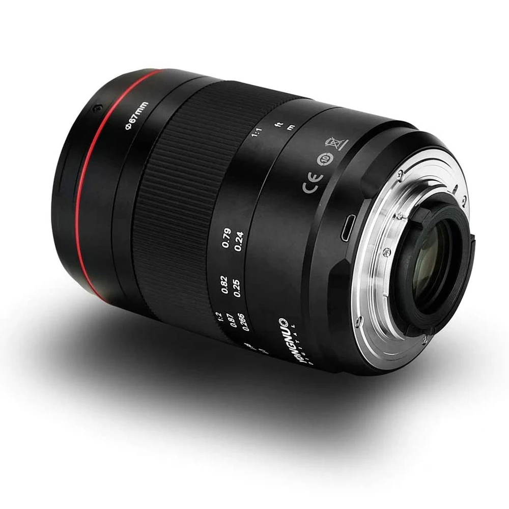 Макрообъектив YONGNUO YN60mm F2 60mm F2.0 с ручной фокусировкой для камеры Canon 1300D 650D 550D 80D 5DII