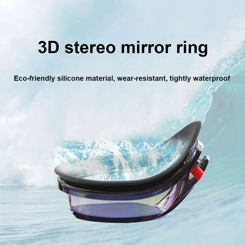 

Swimming Goggles Women Men High Definition Electroplated Lens Waterproof Anti-fog Anti-UV Glasses Water Sports Eyewear