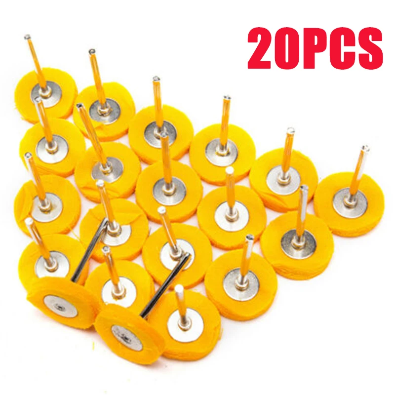 

Buffing Pad Polishing Mop Wheel Pads For Drill 20pcs Kit Buffer Polish Wheels
