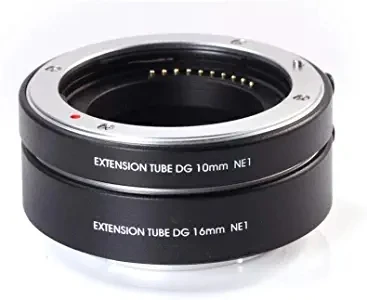 FOTGA Auto Focus AF Macro Extension Tube DG Set 10mm 16mm Adapter Ring for Sony E-Mount NEX7 kooka kk s68 copper extension tube ttl exposure close up image for sony a mount cameras 12mm 20mm 36mm