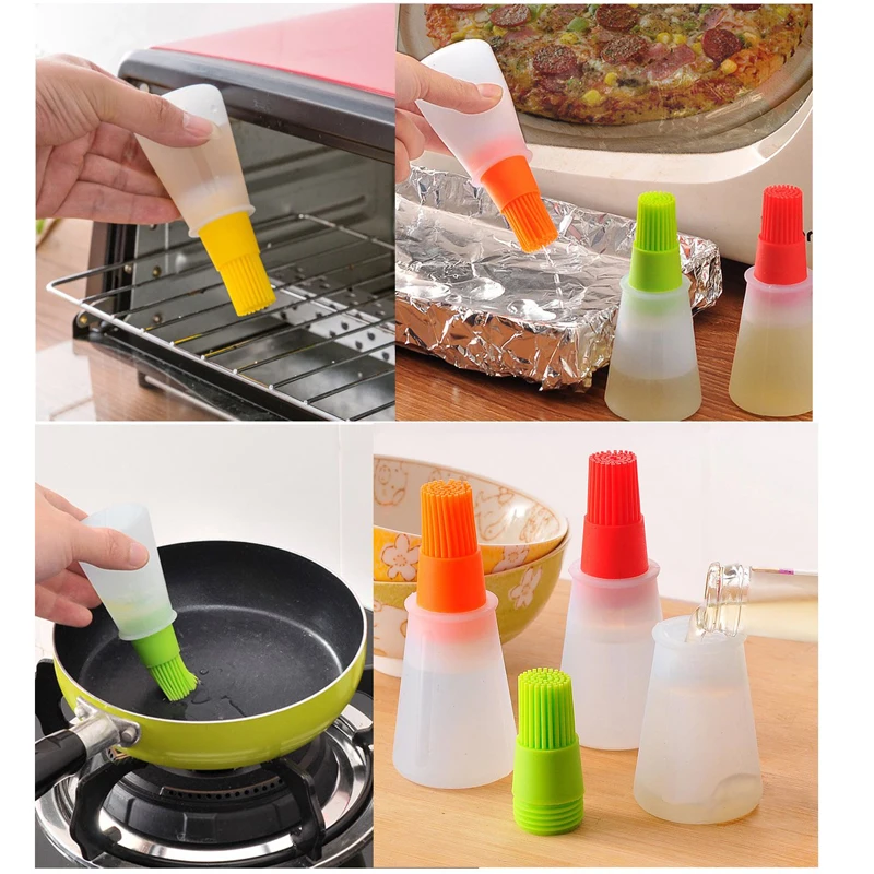 Эрмакова гриль щетка для бутылки с маслом инструмент термостойкая силиконовая