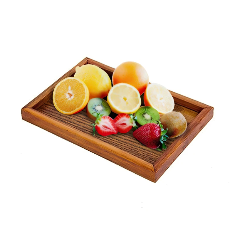 

Solid Wood Pallet Japanese Style Black Small Tray Storage Supplies Home Jewelry, Miscellaneous, Sushi Food Plate Wooden Tray