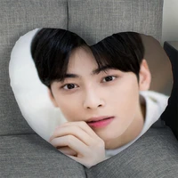 cha eun woo pillow slips heart shape pillow covers bedding comfortable cushiongood for sofahomecar high quality pillow ca
