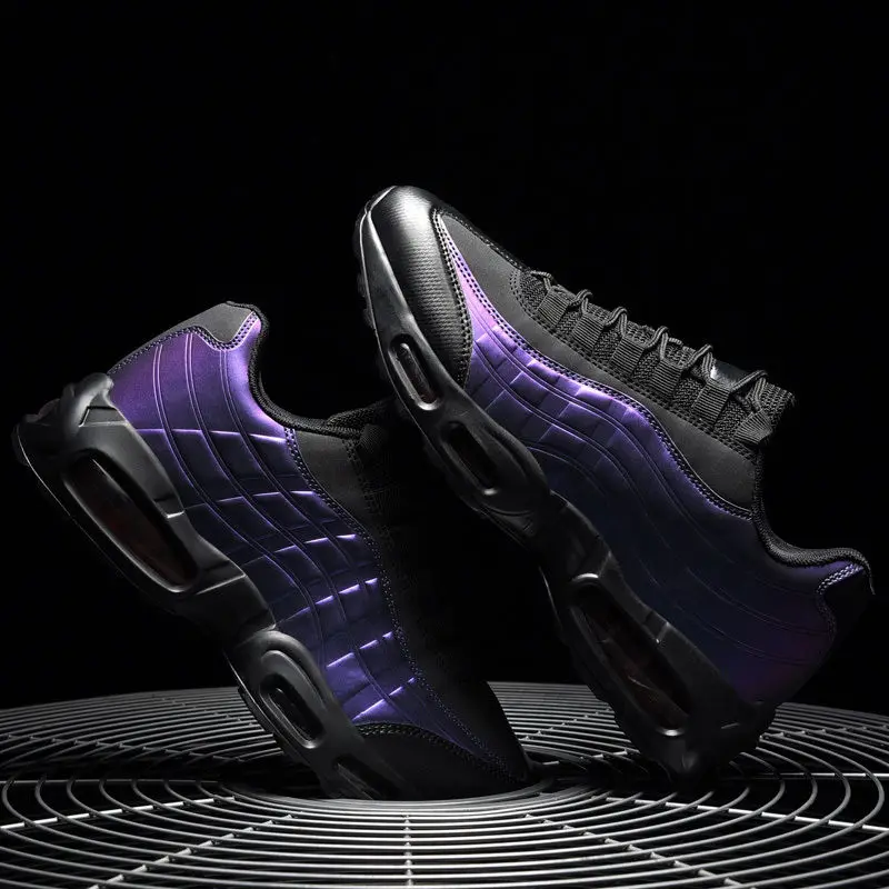 

High Quality Men Shoes Mirror Space Autumn Men Casual Shoes Air Cushion Shock Absorption Jogging Sneakers Zapatillas Hombre