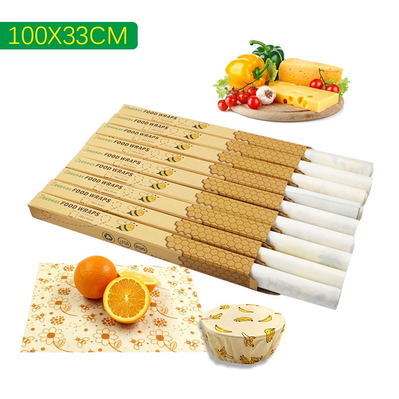 Пчелиный воск свежая обертка ткань для хранения пищевых продуктов органический