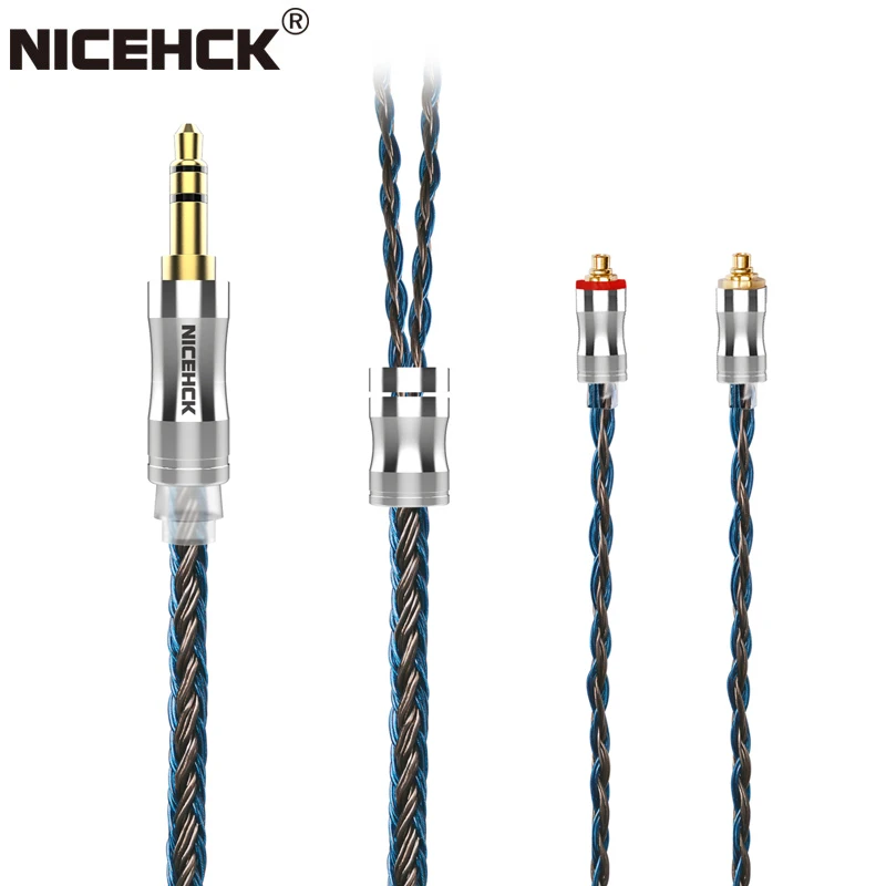 NiceHCK C24 2 24 жильный посеребренный медный кабель для наушников 3 5 мм/2 мм/4 4 мм