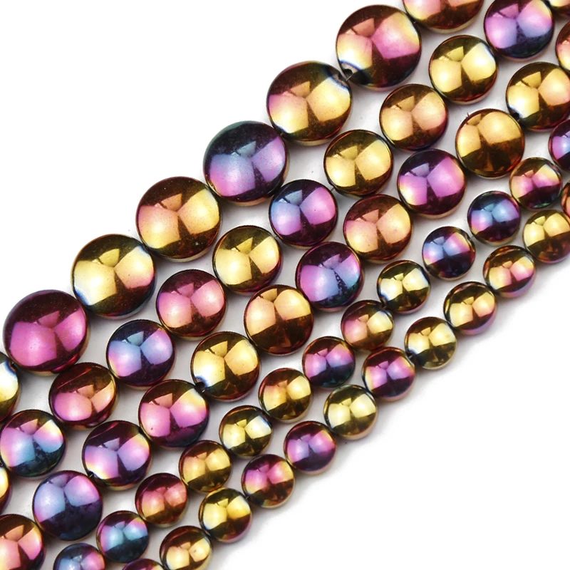 Бусины из гематита 6/8/10 мм натурального камня для самостоятельного изготовления