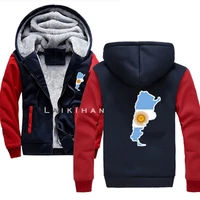 argentina map flag sweatshirt for men 2021 hot sale thick hoodie print anime fashion streetwear fitness mens sportswear hoodies