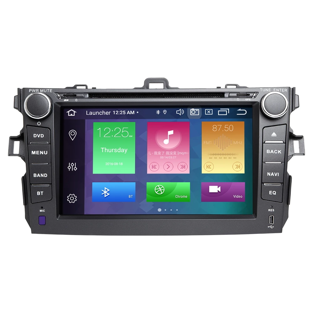 ZLTOOPAI Автомобильный мультимедийный плеер Android 10 для Toyota Corolla 2007-2011 gps Радио Стерео