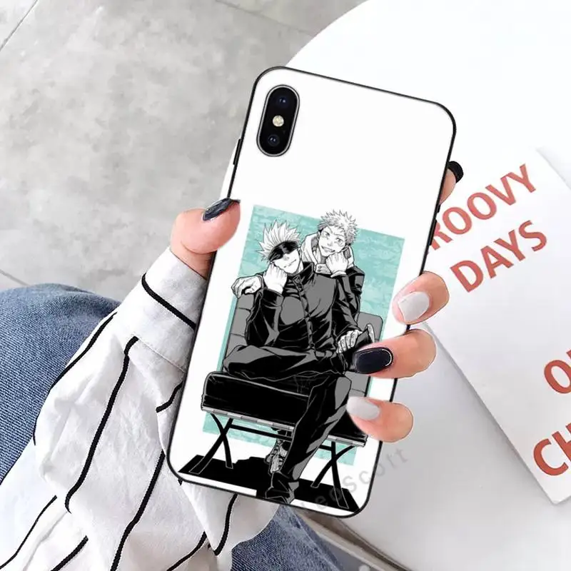 

Jujutsu Kaisen Satoru Gojo Comics Phone Case for iPhone 11 12 mini pro XS MAX 8 7 6 6S Plus X 5S SE 2020 XR