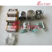 For YANMAR excavator 3TNA68 oversized piston and piston ring 050