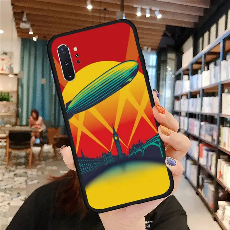 

zeppelins band phone case for Samsung A50 A51 A71 A20E A20S S10 S20 S21 S30 Plus ultra 5G M11 funda cover