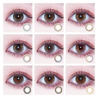 10 pcs daily use color contact lenses comfortable convenient wear directly no need care natural looking international fashion