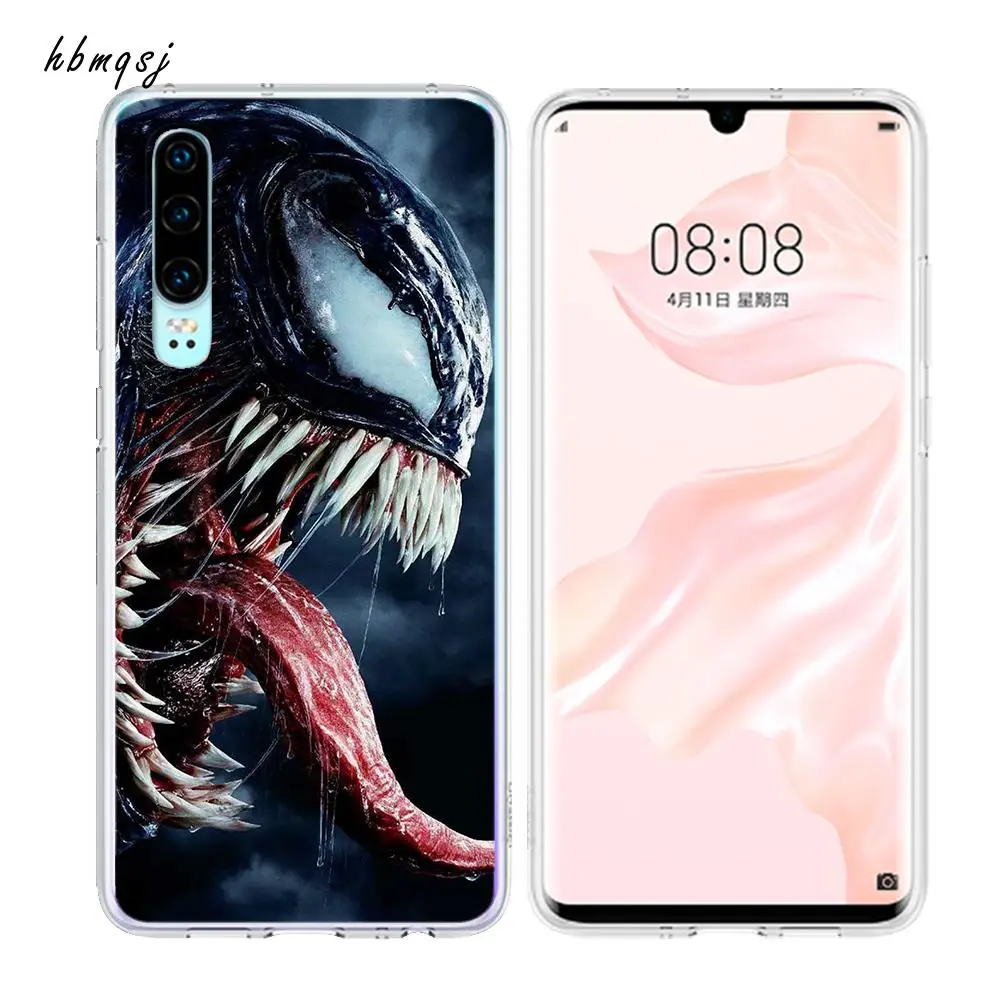 Cool funda for huawei honor 9 lite case silicone soft tpu clear superman hero venom cartoon couqe cover |