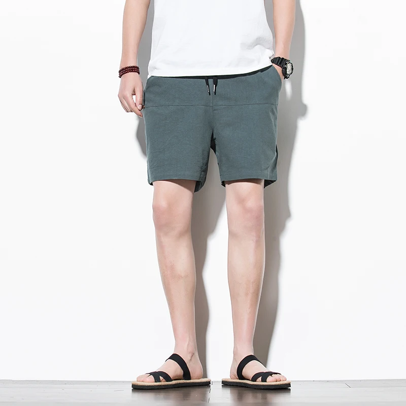 Мужские повседневные шорты мужские однотонные со шнурком уличная мода 2020 летние