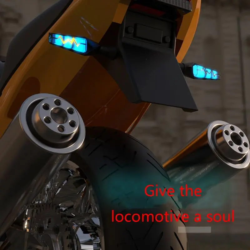 

1Pair Universal Motorcycle Turn Signal Light Motorbike Led Indicator DRL Brake NEW