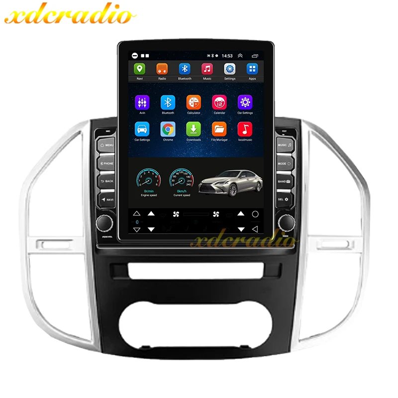 Автомагнитола Xdcradio 9 7 дюймов вертикальный экран Tesla Android 10 0 для Mercedes Benz Vito