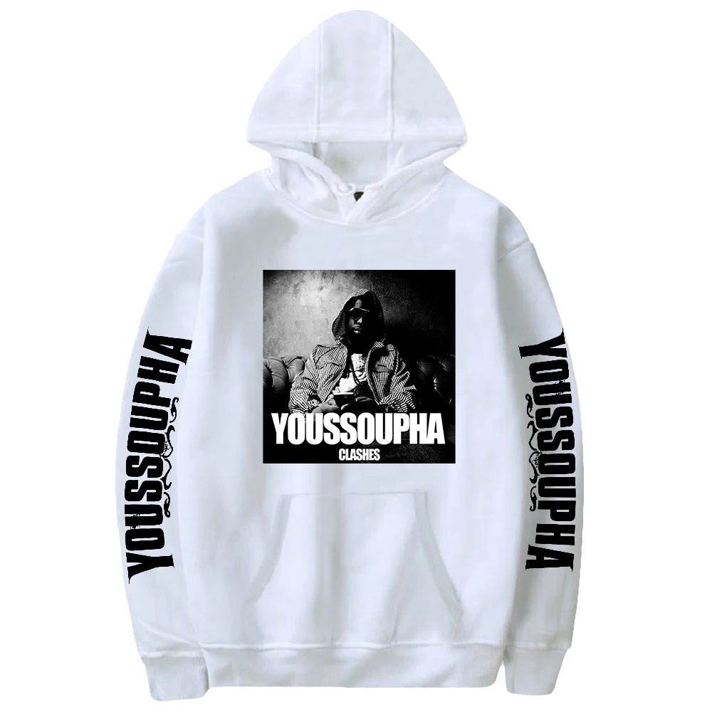 

Толстовка Rapper Youssoupha, свитшот, Повседневная Уличная одежда для мужчин и женщин, пуловеры с принтом логотипа Харадзюку для взрослых, 2021