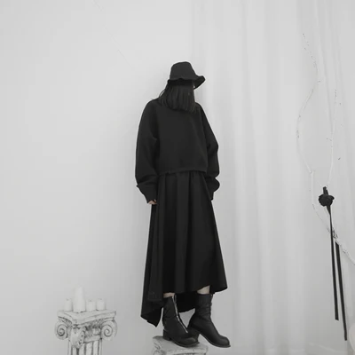 Женская одежда в стиле темного отдела дизайнерский нишевой Женский пуловер Yamamoto