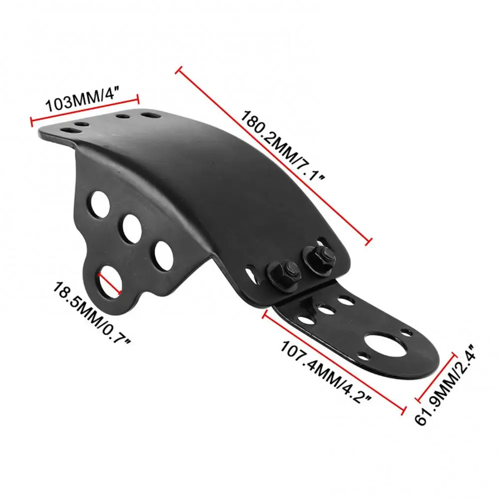 

Motorcycle Side Mount License Plate Frame Taillight Mounting Bracket Tag Holder Side Mount License Plate Bracket