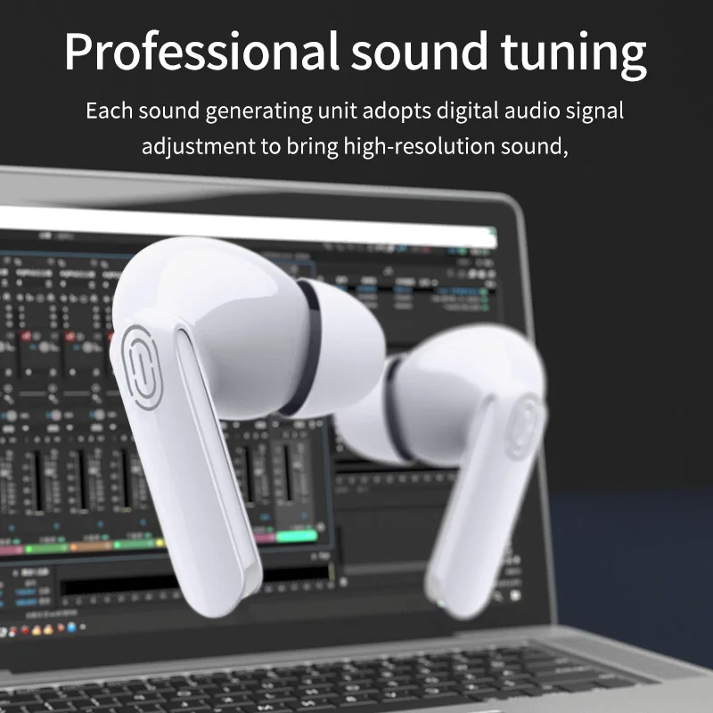 

Wireless Headphones Bluetooth Headset With Microphone Noise Cancelling Earphone Sport Headset With Charging Box For Mobile Phone