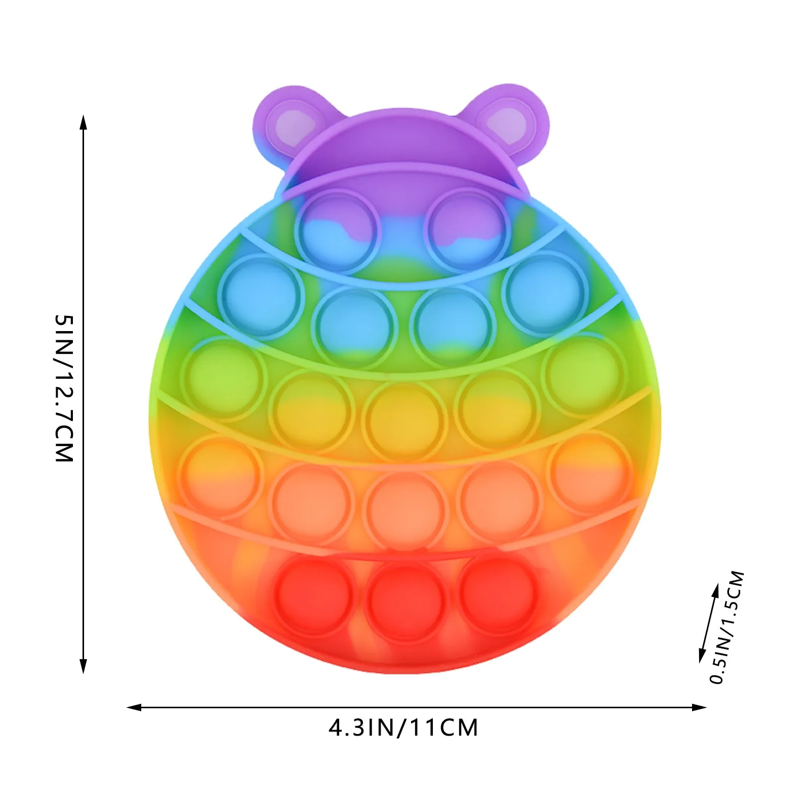 

Push Fidget Reliver Stress Toys Push Bubble Stress Relief Anti-stress Stress Reliever Toys Adult Children Autism Sensory Toys