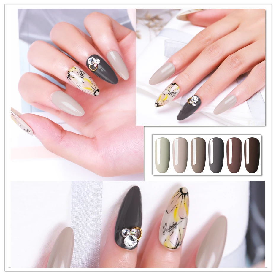 HNM 8 мл Macchiato УФ гель лак для ногтей LED Need Matt Top Coat Гель отмачиваемый Гибридный