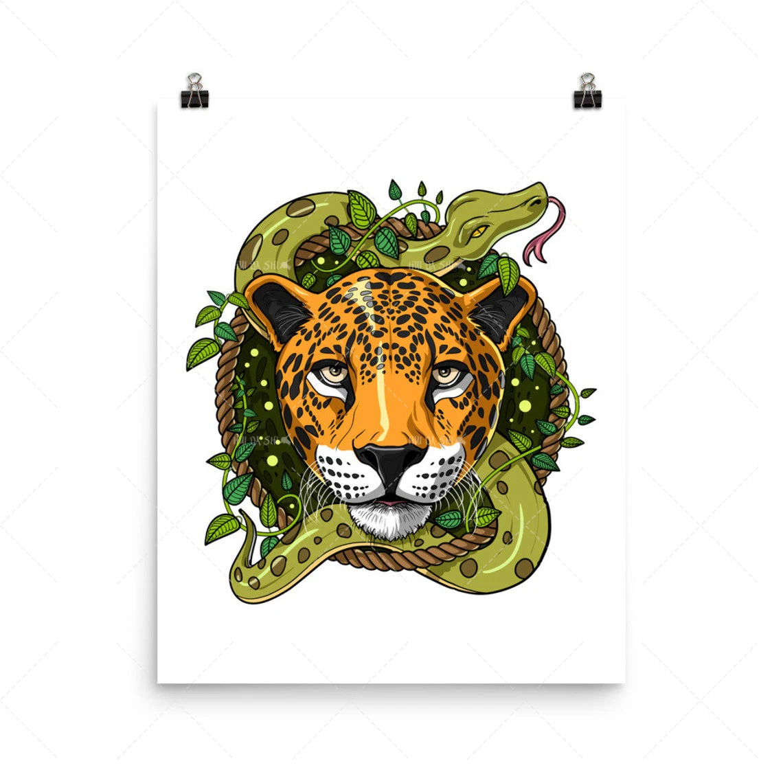 

Modern Home Decor Poster Nordic Abstract Animals Jaguar Wall Art Canvas Painting HD Art Poster Print Wall Picture Living Room
