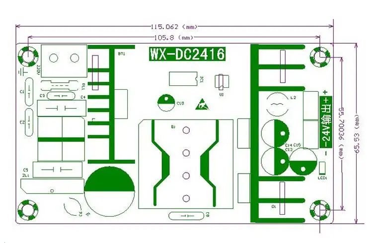 AC-DC AC 100-240V to DC 24V 9A 100W 150W