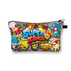 Косметичка Super Zings для женщин, мультяшная игра, косметичка, большая емкость, многофункциональная сумка для хранения игрушек, лучший подарок для детей