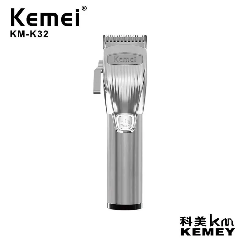 

Kemei Professional Hair Clipper Beard Trimmer For Men Barber Powerful Cordless Pro T-outliner Baldhead Clippers Hair Cutting