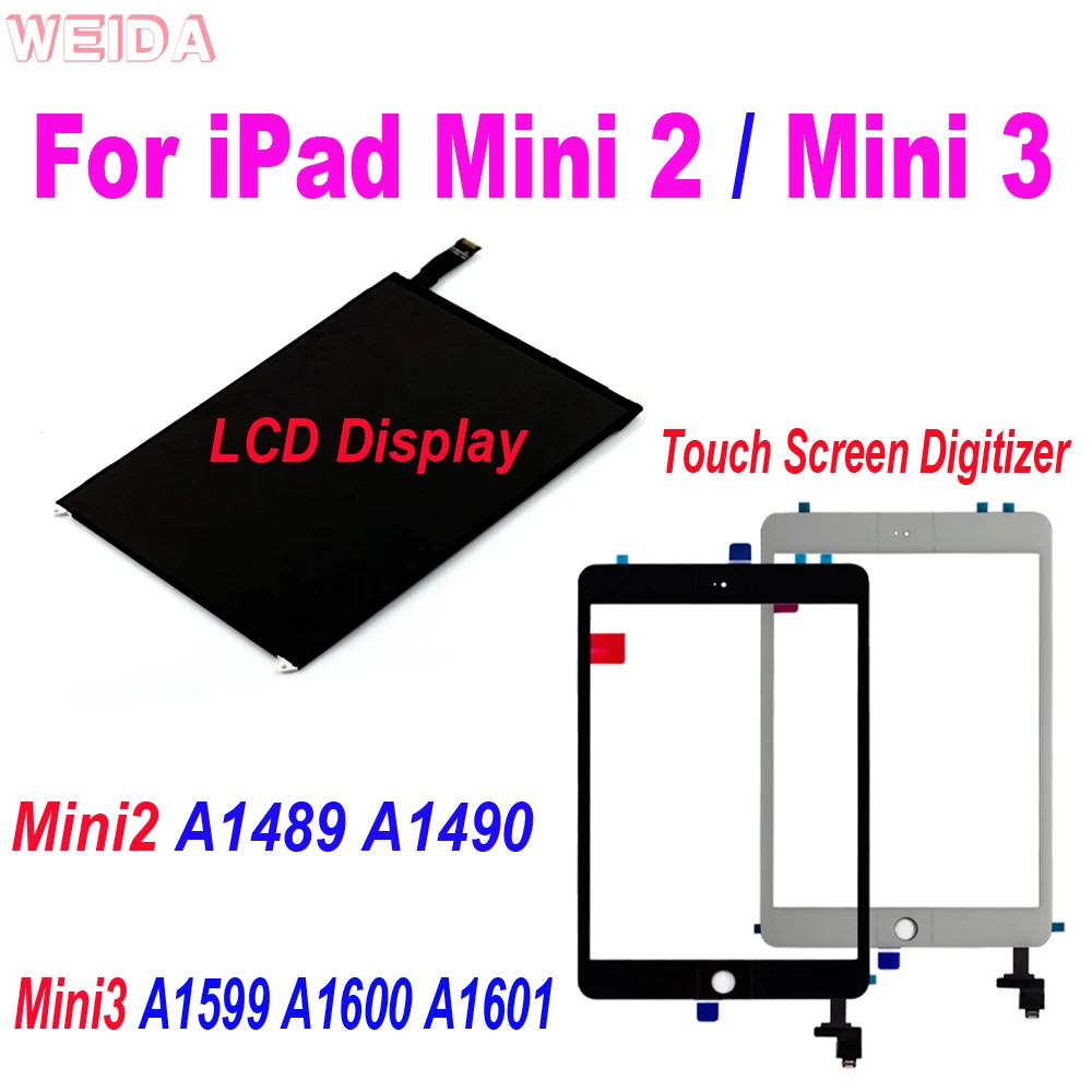 AAA + 7 9 &quotдля iPad Mini 2 3 Gen сетчатый ЖК дисплей Mini2 A1489 A1490 Mini3 A1599 A1600 A1601 или сенсорный