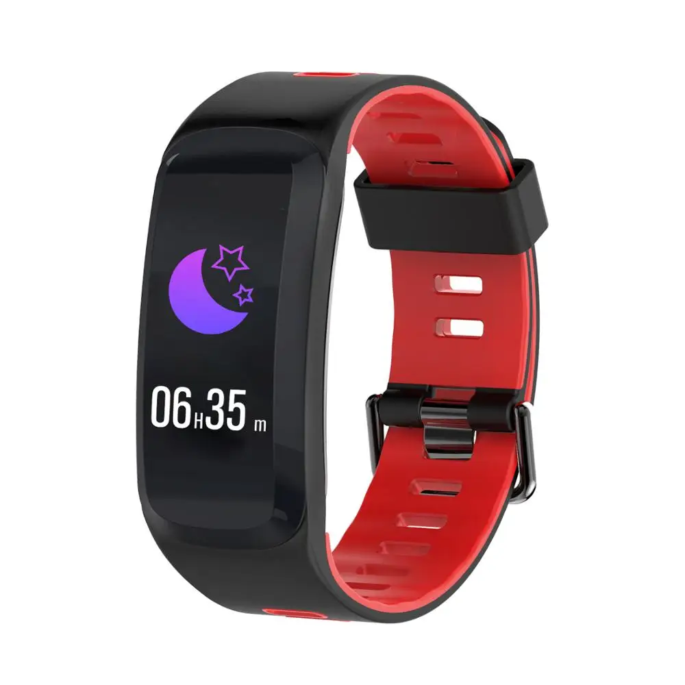 F4 Bluetooth Smart Band Sports Watch Health Heart rate Waterproof fitness tracker Bracelet for Android IOS Wristband Clock | Электроника