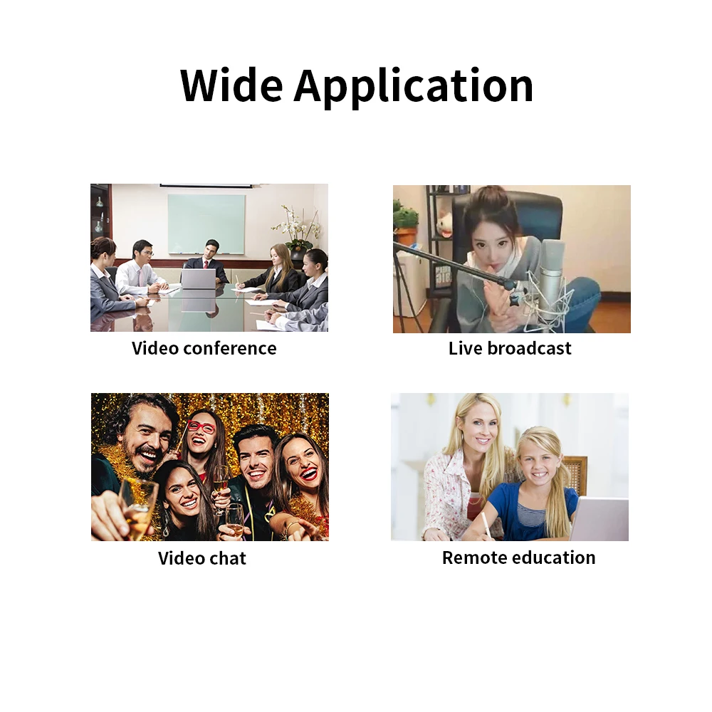 

USB Webcam HD 1080P Computer pc Camera with Built-in Microphone Drive-free video conferencing camera Web Camera for PC Laptop