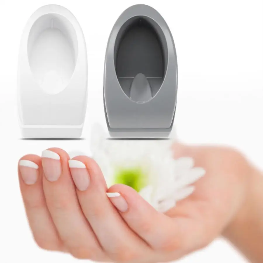 Французский Dip пигмент для ногтей порошок контейнер геля смайлик линия