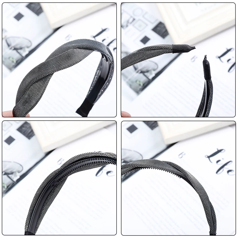 AWAYTR резинки для волос с узлом однотонные Цвета крест повязка на голову женская