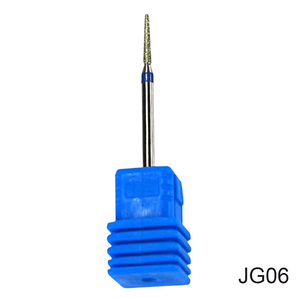 Diamond сверло 17 Тип 3/32 ''фрезерные Маникюр Cutter для педикюра электрическая машина устройства инструмент для дизайна ногтей Буровое Сверло CHJG01-17 - Цвет: JG06