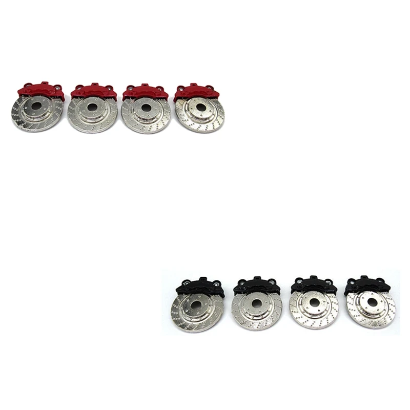

4Pcs Metal Brake Disc Caliper Tire Modification Accessories for WPL D12 1/10 RC Car Upgrade Parts