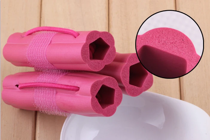 Новая мода 6 шт волшебный Поролоновый спонж для завивки волос DIY волнистые волосы