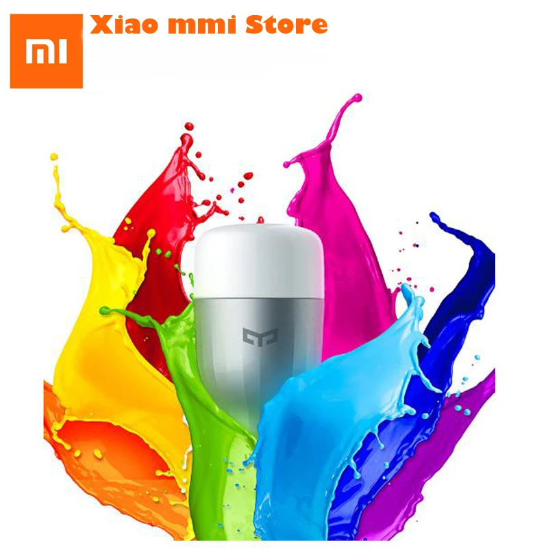 Оригинальная смарт-лампа Xiaomi App wifi Yeelight Blue II E27 9WLED 600 люмен Mi Light Wi-Fi дистанционное