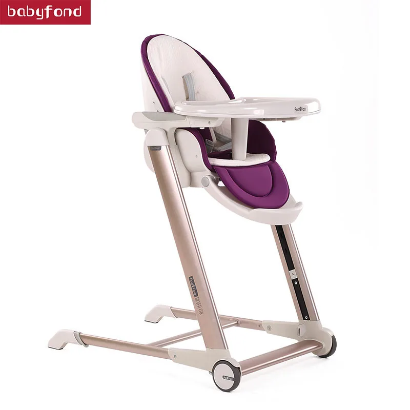 Многофункциональный Детский обеденный стул из алюминиевого сплава портативный