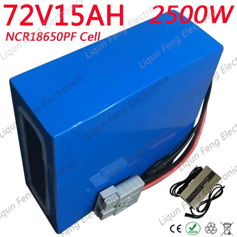 72v литиевая батарея 72V 15AH литий-ионная электрическая велосипеда использовать