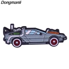 P5101 Dongmanli Назад в будущее Твердые эмалированные булавки брошь женский рюкзак сумки значок фильм отворот Ювелирные изделия Подарки