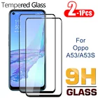 2-1 шт полное покрытие 9H закаленное стекло для Oppo A53 A53S защита экрана на OppoA53 A 53 S 53 Защитная передняя пленка 6,5